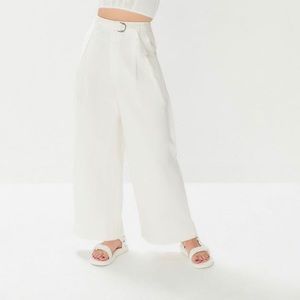 Wide Leg White Pants